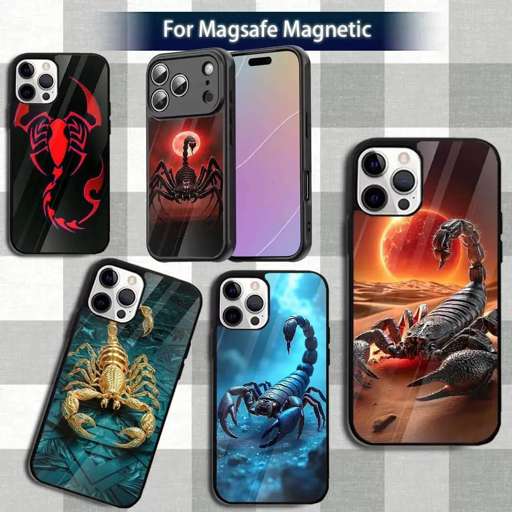 

S-Specimen S-ScorpionS Art Phone Case For iPhone 13,12,15,17,11,16,14,Pro,Max,Plus,Mini,Magsafe,Magnetic Wireless Charging Case