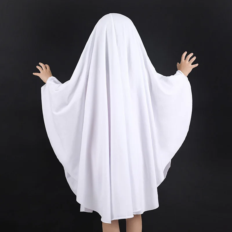 Anime Sem Face Cosplay para Crianças, Manto do Fantasma do Dia das Bruxas, Carnival Role Play, Vestir Roupa, Festa Horror Elf Costumes