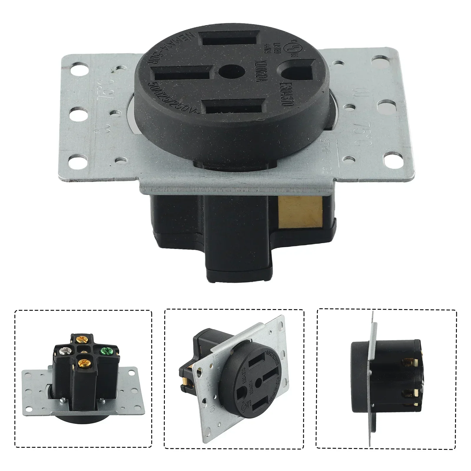 Simplified Installation With Color Coded Screws on This Electrical Connector Designed For the For NEMA R1450P Standard