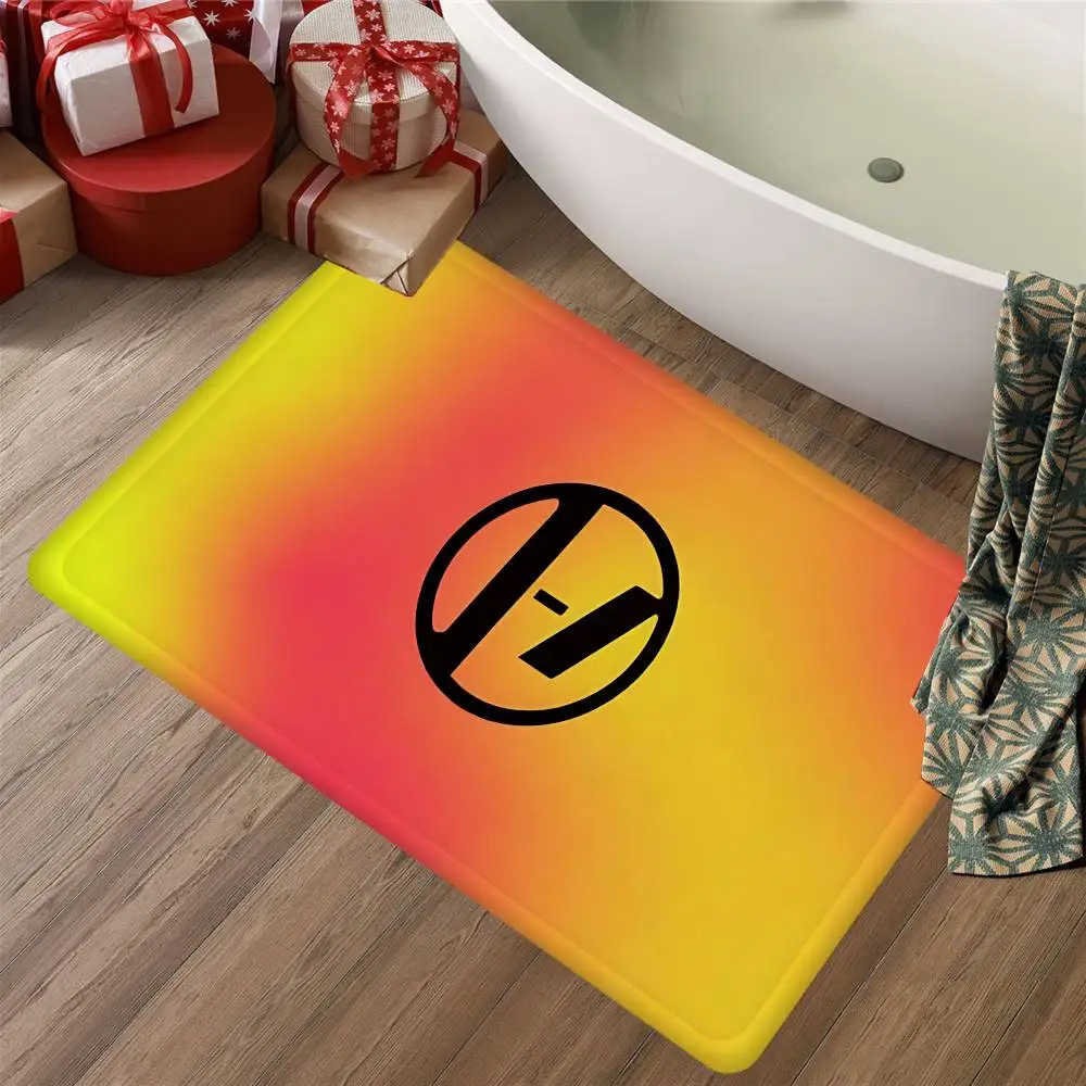Popular T-Twenty One Pilot Band Kitchen Mat Cheaper Anti-slip Modern Living Room Balcony Printed Modern Home Decor
