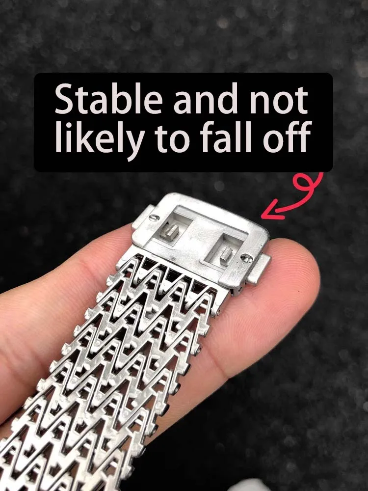 kakeband Magnetic Snap Fasteners are suitable for the following watch bands: Huawei GT5, GT4, breathable metal watchof GT  T173D