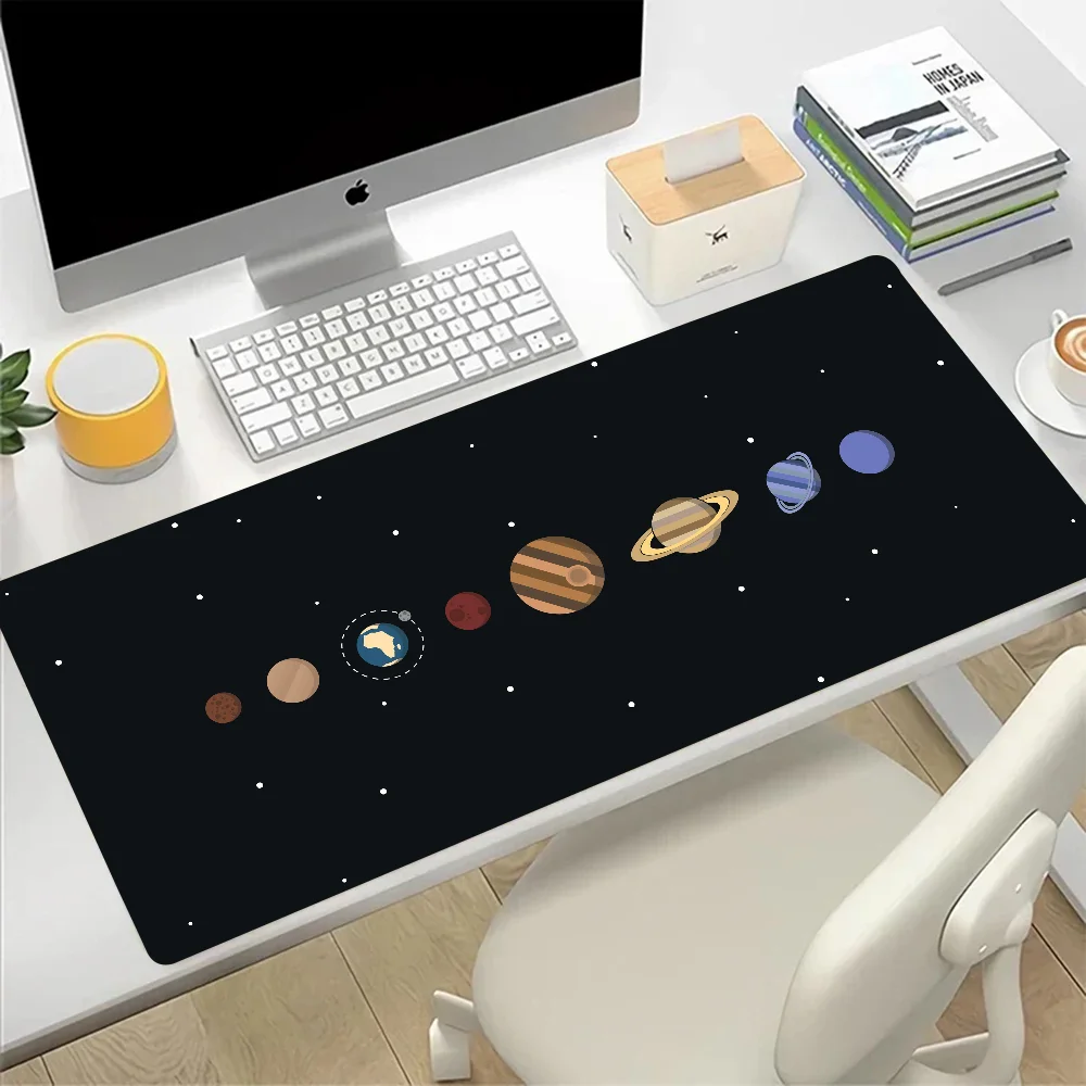 Universe Space Solar System Planet Large Mouse Pad Gaming Mousepad PC Gamer Computer Office Mouse Mat XXL Keyboard Mat Desk Pad