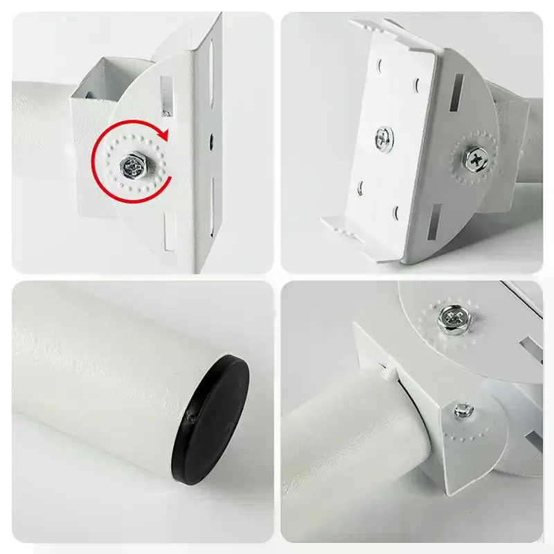 Weather Station Mounting Pole: Outdoor Adjustable Antenna Universal Bracket Iron/Stainless Steel
