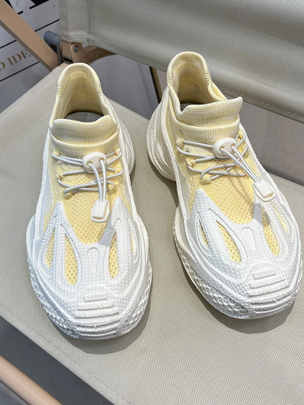 

ex Low-Top Fly Knit Sports oes Breathable Anti-Slip Summer Casual Faion Sneakers Comfortable Me Couple Sos oes