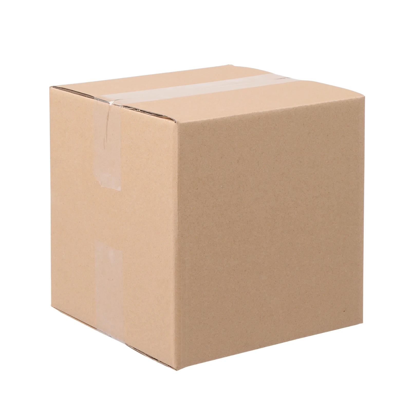 50pcs Box Mailers 8 "x 8" X 8 "(20.3x20.3x20.3cm) Thick 3mm Corrugated Cardboard Box in Kraft Paper Color