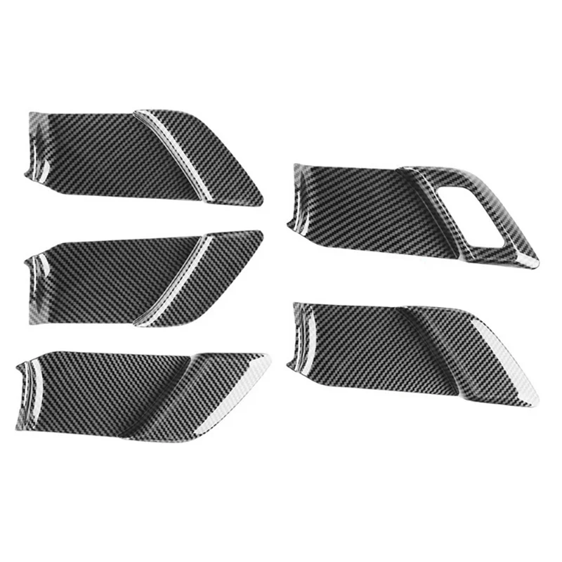 

Car Carbon Fiber Black Inner Inner Door Handle Cover For Toyota Prius 60 Series 2020-2023