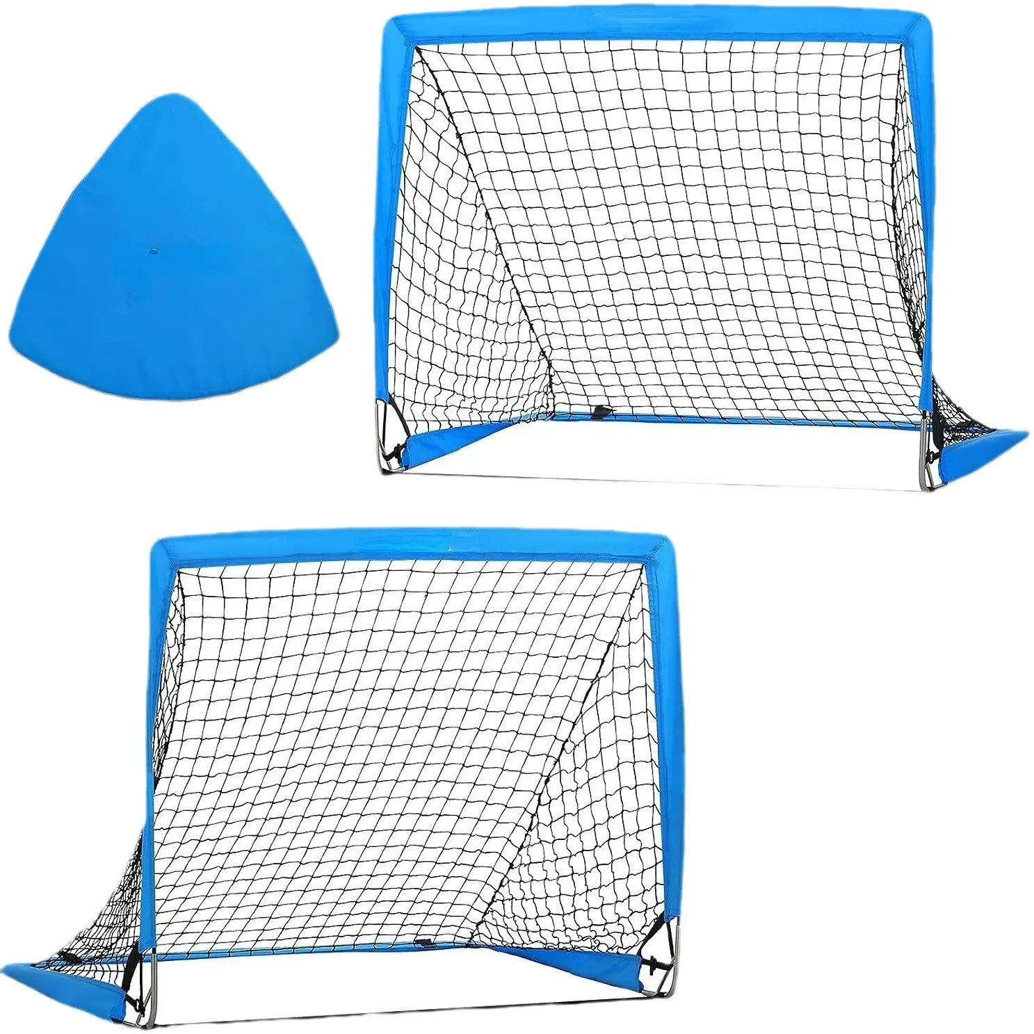 サッカーゴール プロ 子供 トレーニング 折りたたみ式 サッカーネット ミニ ポップアップ サッカーゴール