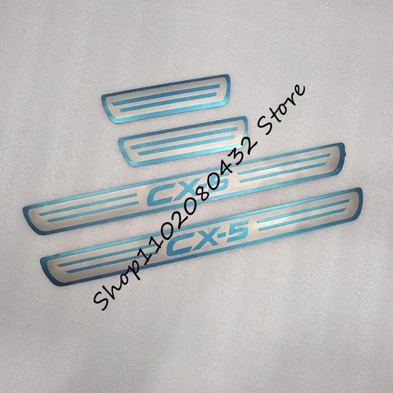 Car Styling For cx5 CX-5 2012 2013 2014 -2016 Accessories Scuff Plate/Door Sill Door Sill Scuff Plate Welcome Pedal