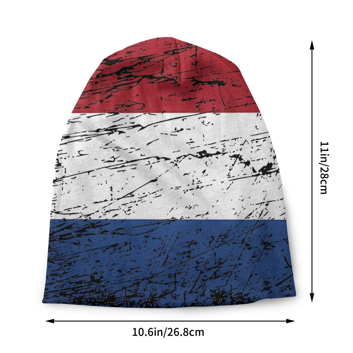 Netherlands Dutch Outdoor Beanie Caps National Flag Skullies Beanies Ski Caps Soft Thin Bonnet Hats