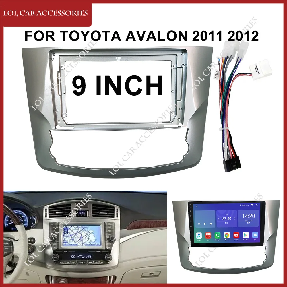 

9 Inch For TOYOTA AVALON 2011 2012 Radio Car Android MP5 Player Casing Frame 2din Head Unit Fascia Stereo Dash Cover