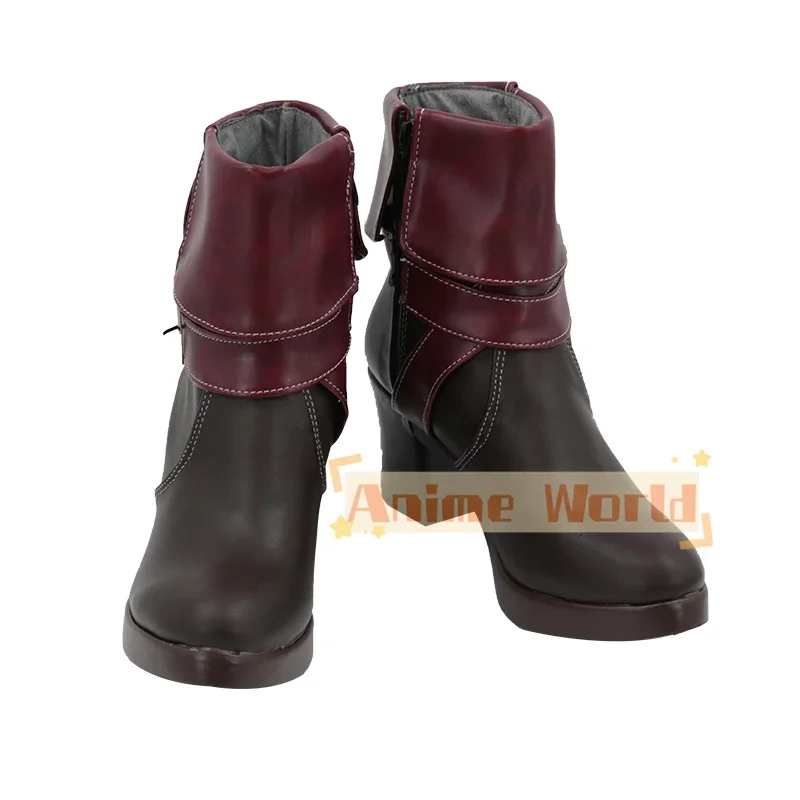 Triss Merigold Cosplay Schuhe Halloween Karneval Stiefel Anime PU Leder Schuhe Cosplay Prop Nach Maß