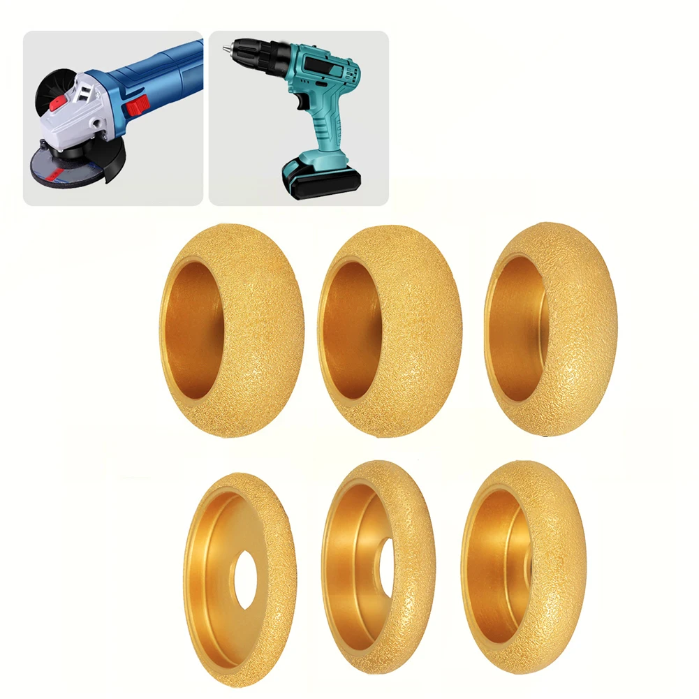 

Roman Edge Stone Grinding Wheel Angle Grinder Trimming Chamfering Polishing Tool For Slotted Granite Marble Brazed Diamond