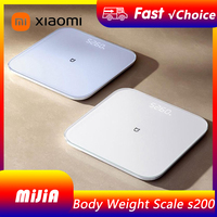 Xiaomi Mijia Scale S200 High Precision Sensor Balance Test Weight Report LED Screen Multifunctional Smart Scale Work For Mihome