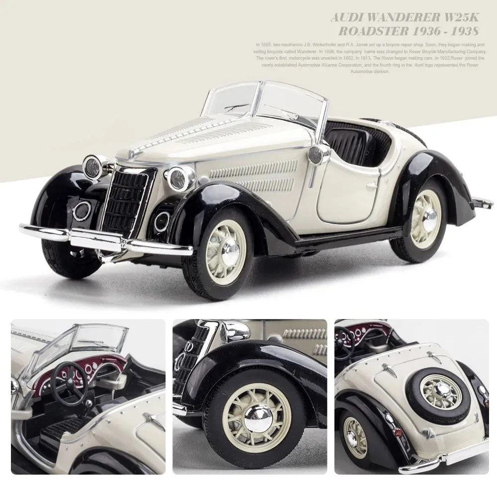 

1:32 Vehicle Model Super Classic Pull Back Toy Car Educational Collection Door Open Car Model Gift Gift Car for Audi