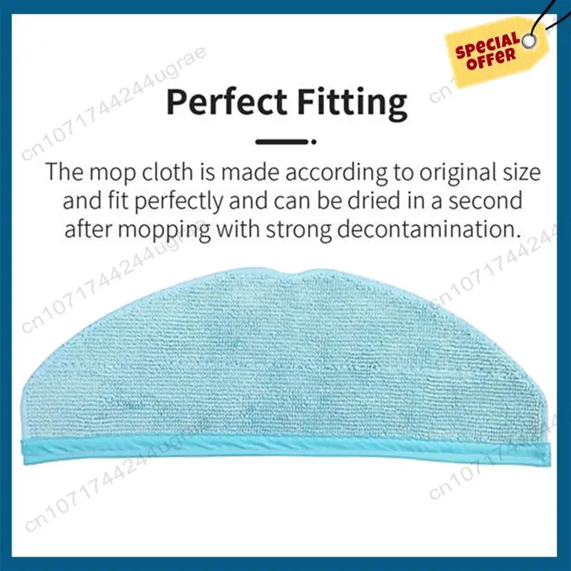 

-A15I 10PCS Mop Cloth Pads For Homerun Serie 7000 XU7100/01 XU7100/02 Spare Parts Household Cleaning Accessories