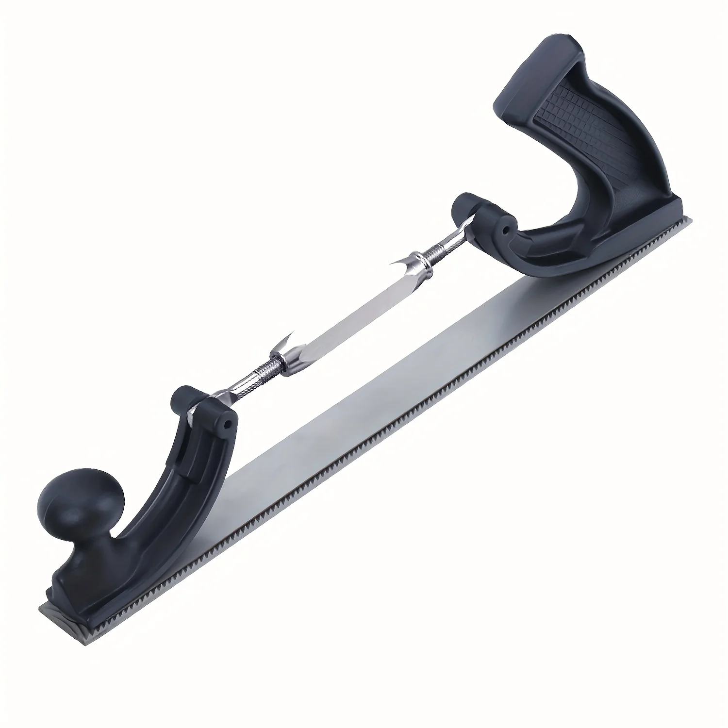 Adjustable Flexible File Holder with 14 Inch Double-Sided File Blade, 12 Sawtooth Per Inch File Mill Smooth Cut File Metal Polis