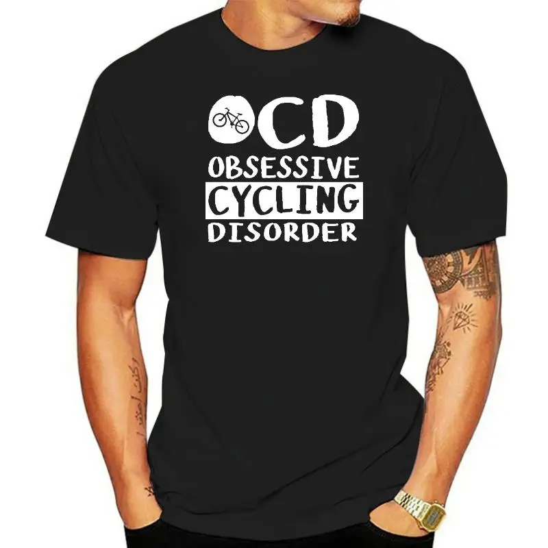 OCD Cycling Novelty T Shirt Birthday Xmas Gift Son Brother Dad MTB BMX Ride Bike