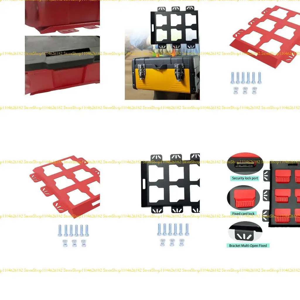 Q2Q4 Mounting Plate for Packouts Box Tool Storage and Organization System Half Plate