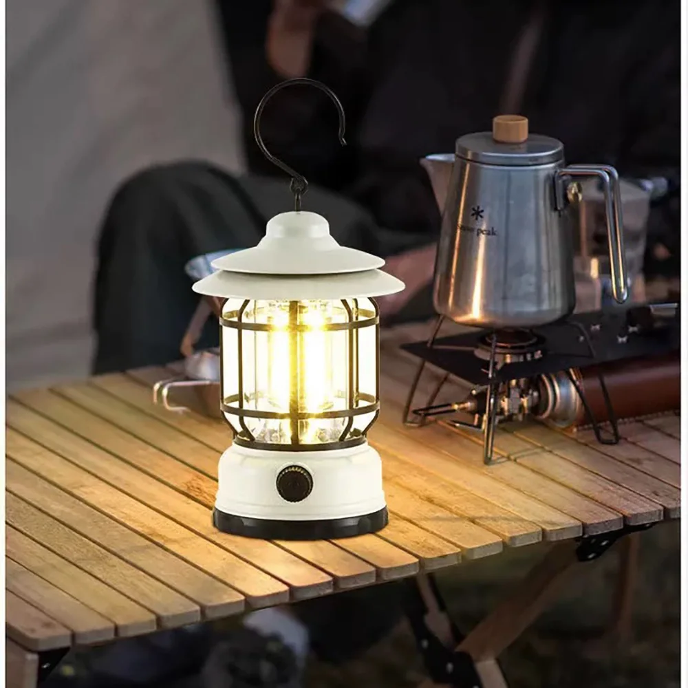 TARKA Camping Lights Atmosphere Light Type-C Rechargeable Camping Lantern Wild Climbing Lighting Adjustable Light Table Lamp 