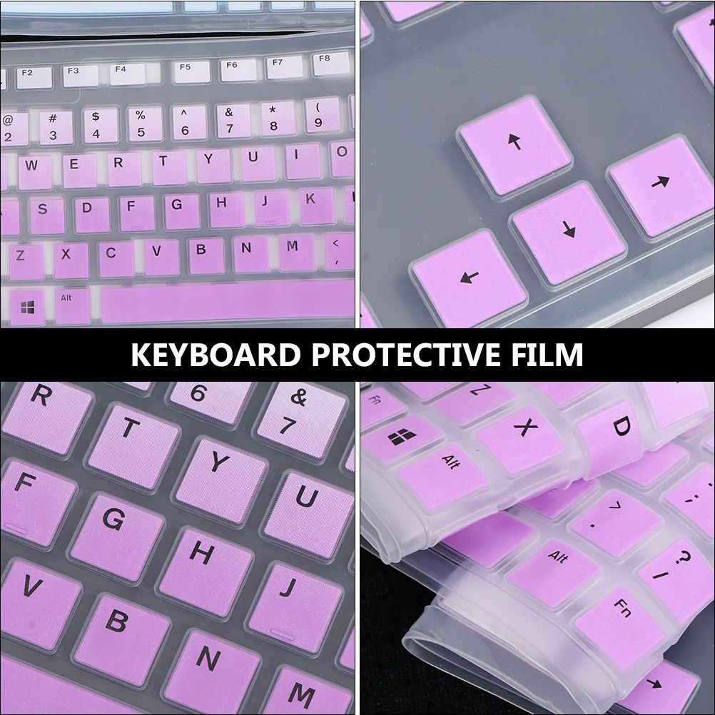 

1 pc Silicone Keyboard Protector For Kb216 Km636 Optiplex Thin Skin Waterproof Dustproof Film For Desktop