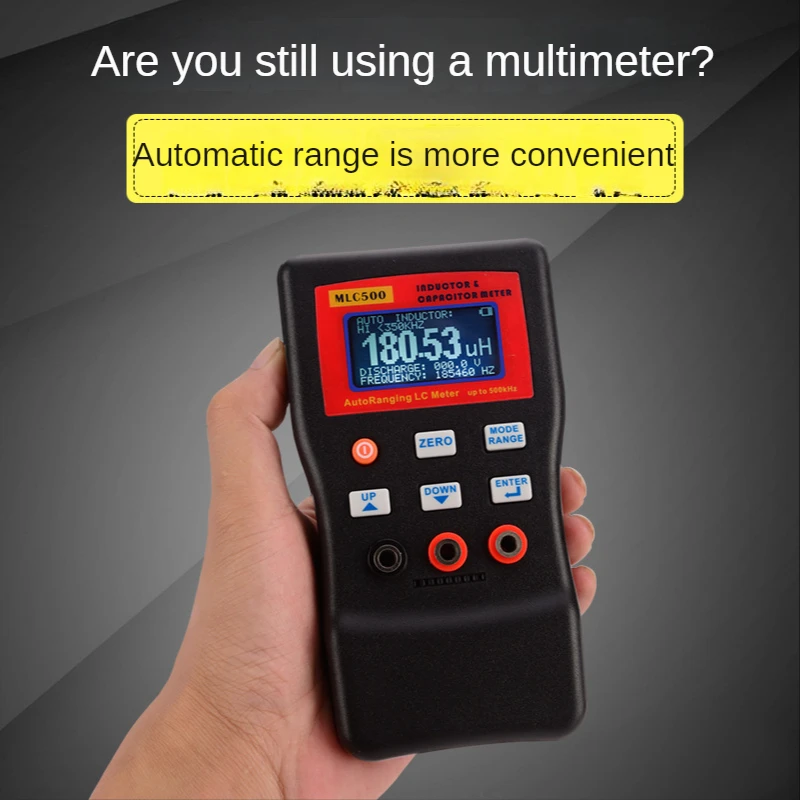 MLC500 High precision automatic range capacitance and inductance meter anti burn digital capacitance tester