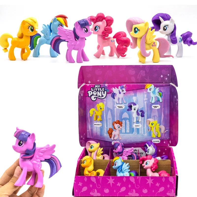 Hasbro My Little Pony Twilight Sparkle Applejack Rarity Fluttershy Pinkie Pie Rainbow Dash The Workmanship Good Girls Gifts