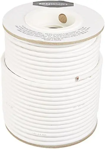 

Basics 200ft 14-Gauge Speaker Wire - 99.9% Oxygen-Free Copper, White
