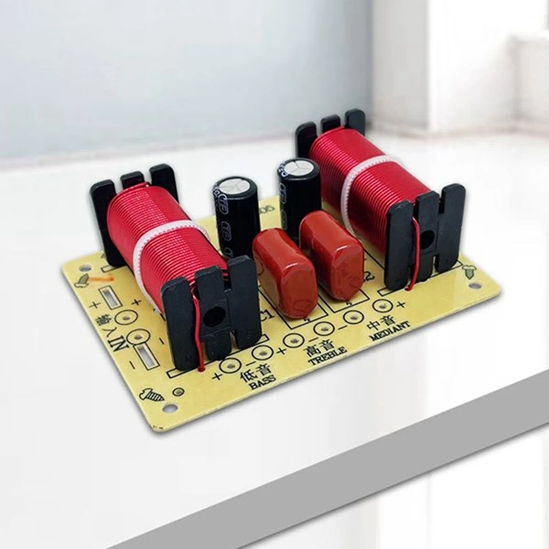 150W Hifi Crossover Filter Module 3 Way Speaker Frequency Divider For DIY Home Speaker Treble Medium Bass Easy To Use