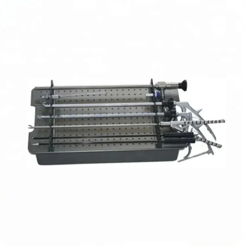 alloy large laparosc instrument box, aluminum sterilization container
