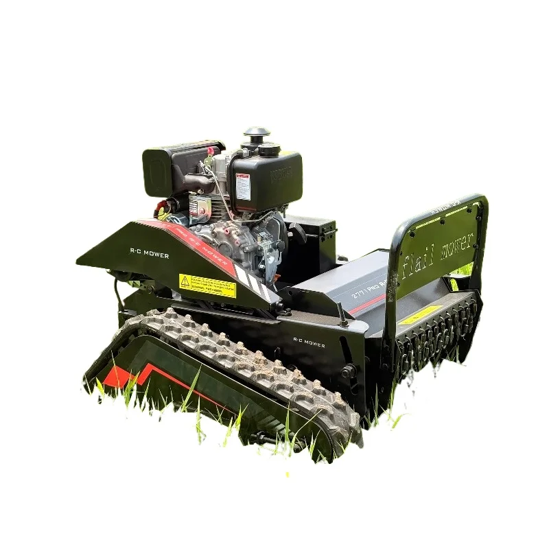 

Volnos Made in China Remote Control Slope Rechargeable 4wd Roboticic Lawn Mower With Electric Wholesale