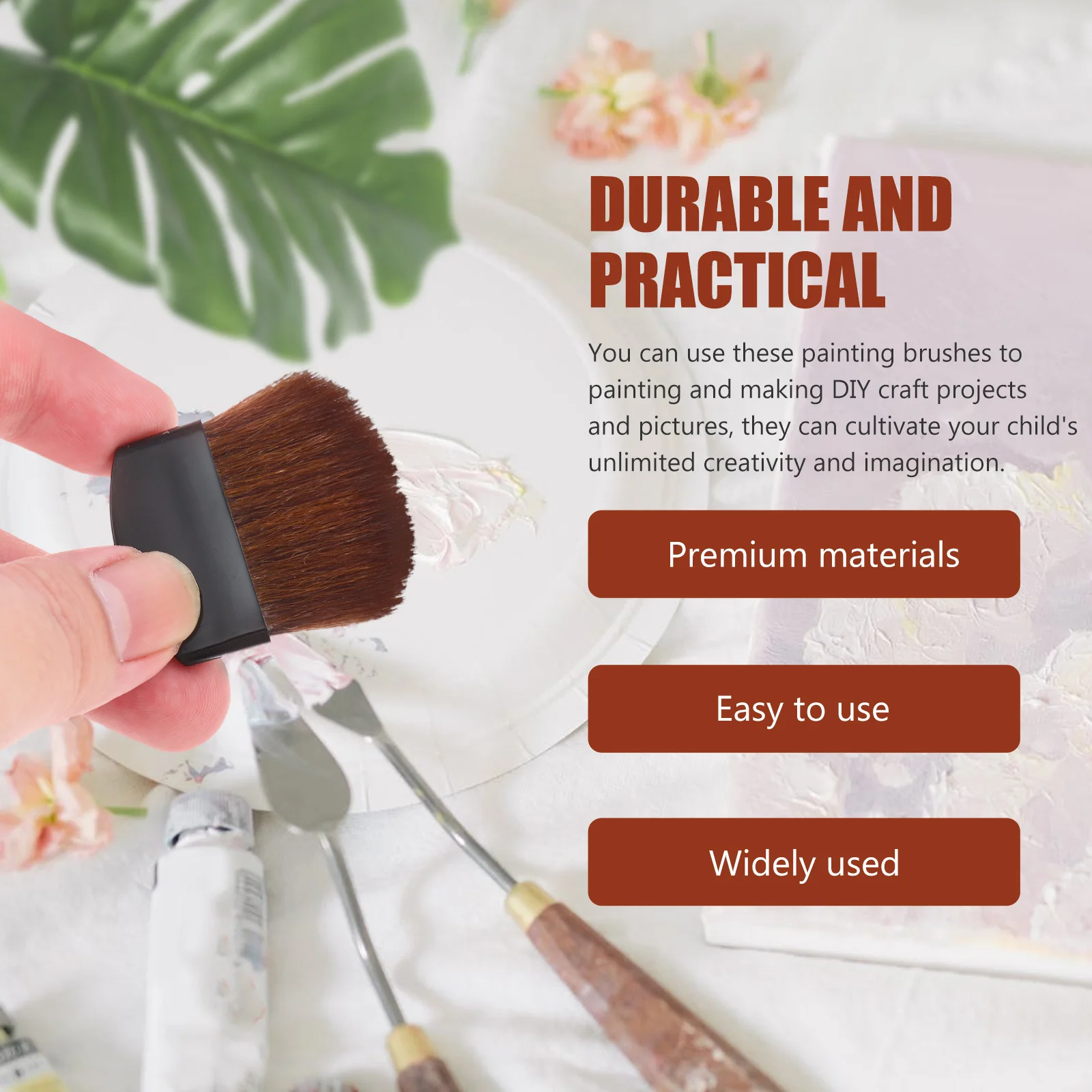 

10Pcs Painting Brush Set Household Drawing Brushes Multi-Function Artist Brushes Portable Watercolor Paint Accessories