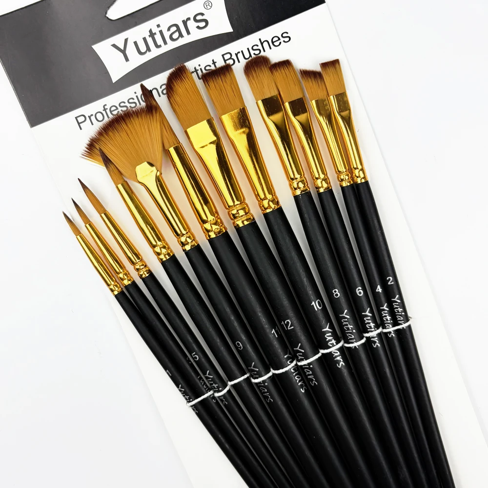 12Pcs Nylon Bristle…