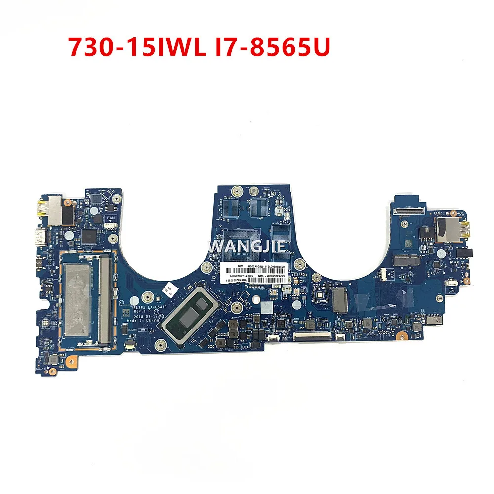 Placa base para portátil Lenovo Thinkpad Yoga 730-15IWL, 5B20Z65361, WIN SRFFW, I7-8565U, 8 GB de RAM, WLZP5, LA-G541P, 100%