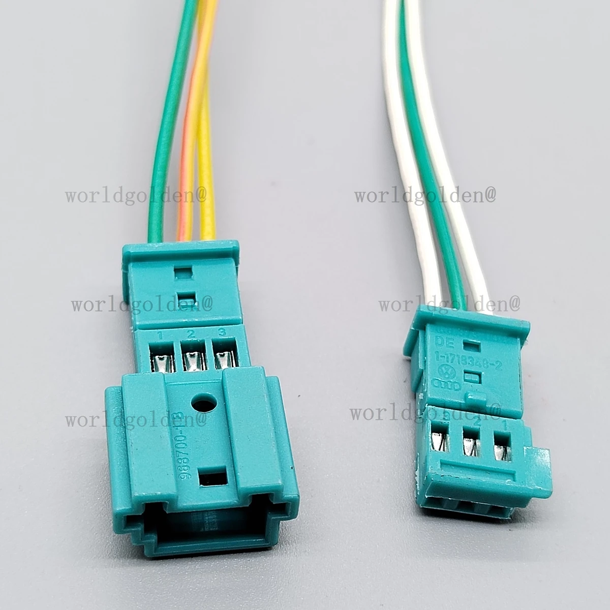 3-Pin Car Male Female Wiring Connector 1-1718346-1 1355600-9 with Wires For Universal Vehicle