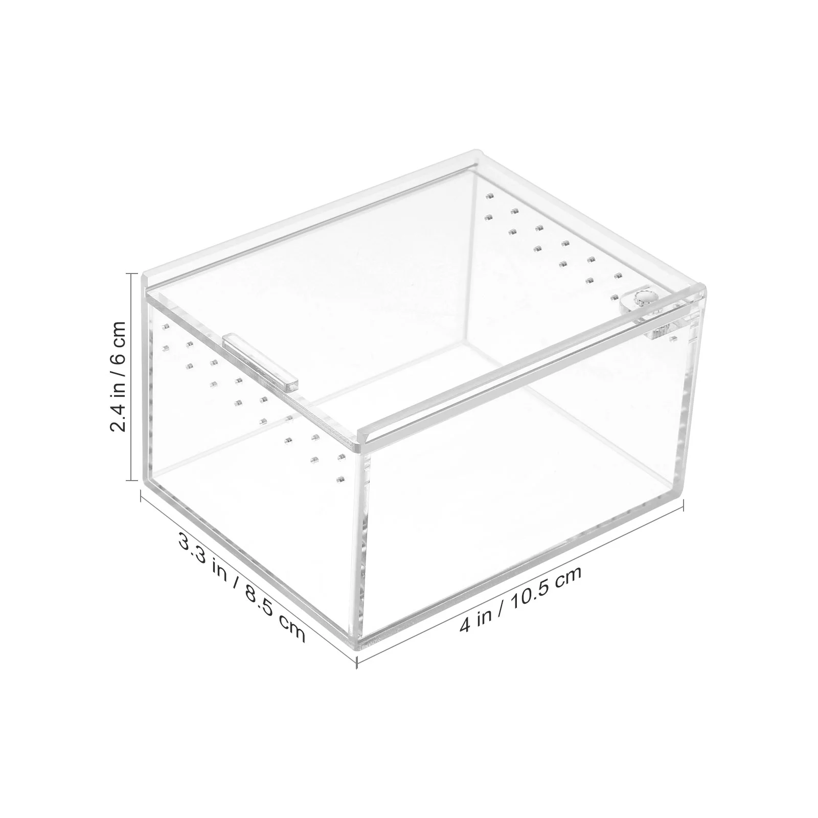 Animal Playpen Acrylic Crawling Pet Box Reptisoil Reptile Terrarium Habitat Container Feeding Enclosure Baby