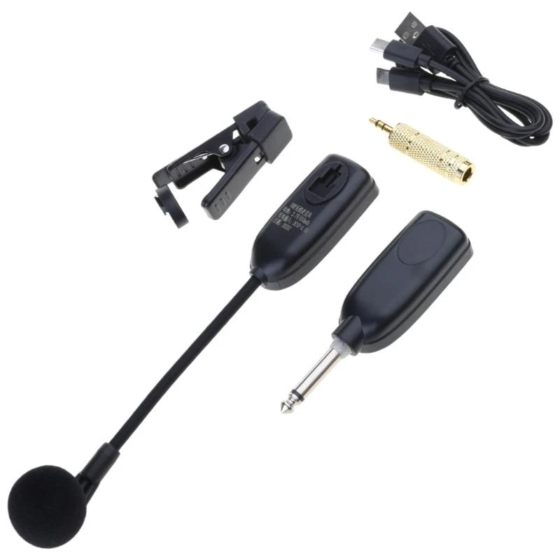 Wireless Sax Mic With Sound Production Enhances Convenient For Saxophone Trumpet Stage Performances And Studio 