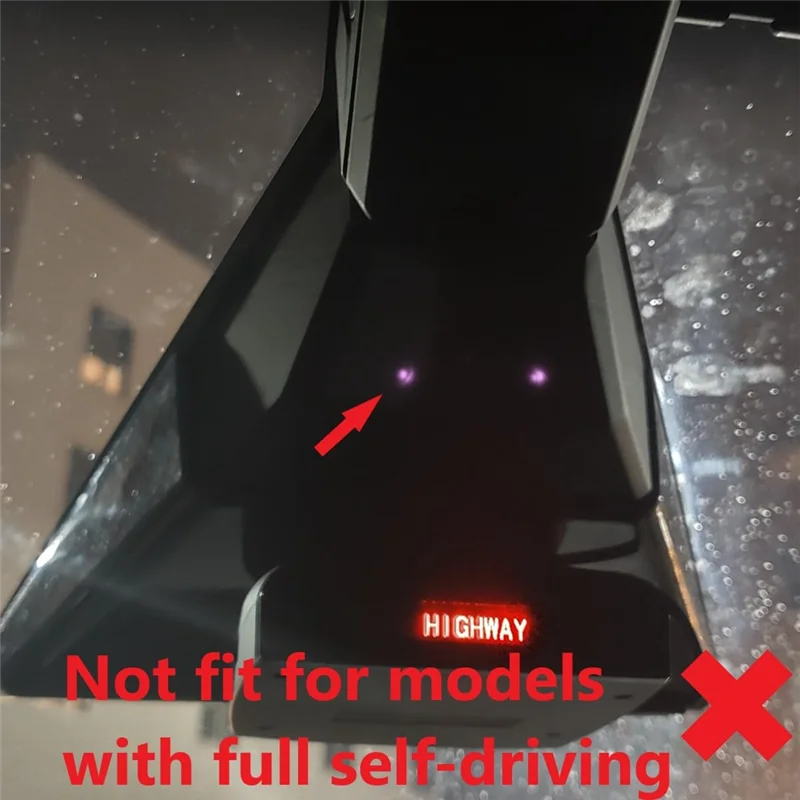 

Матовая накладка на переднюю крышу камеры из углеродного волокна для 2024 2025 для Tesla Cybertruck, аксессуары