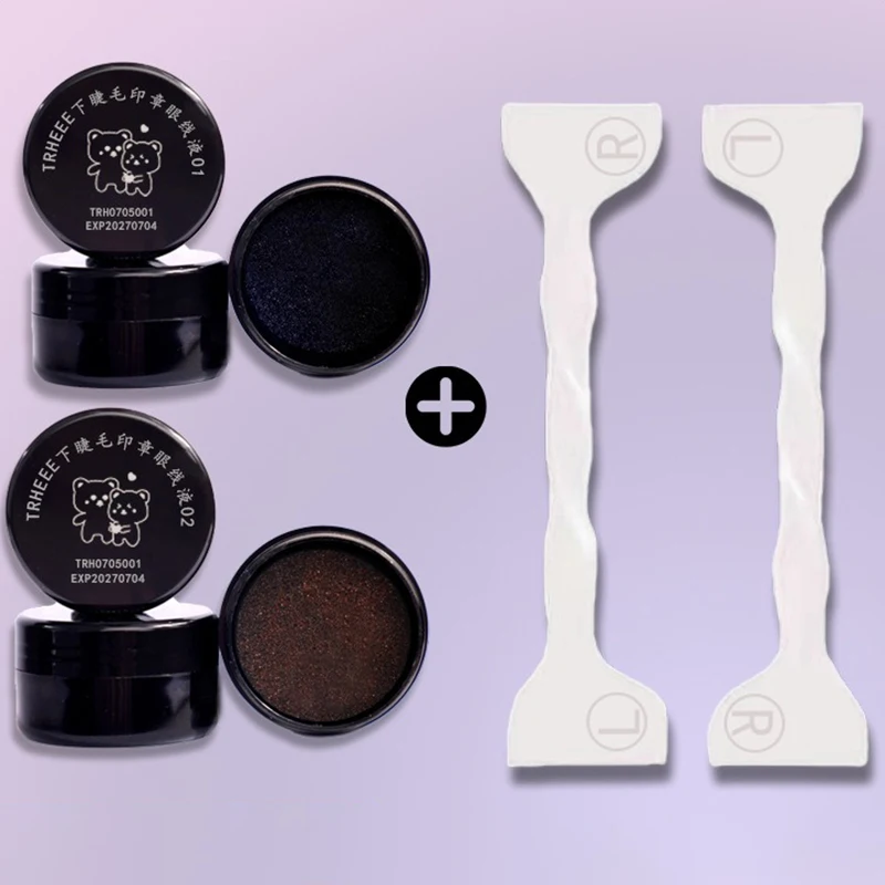 Plantilla de Maquillaje para Ojos: Sello de Delineador Líquido DIY para Extensión de Pestañas, Resistente al Agua, de Larga Duración y Secado Rápido