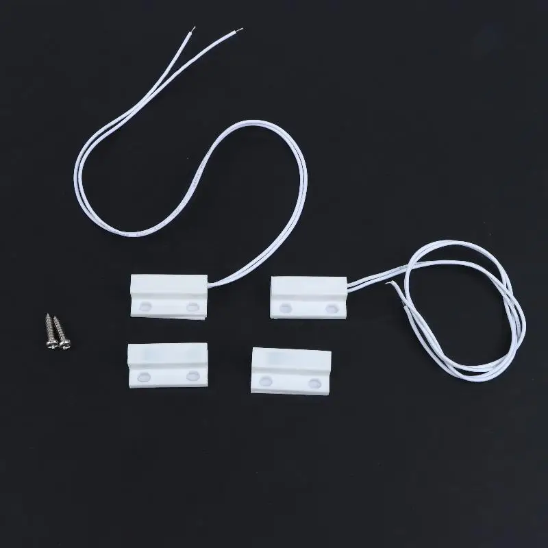 1 Set Wired Door Window Magnetic Sensor Detector For Home Security System