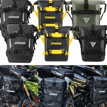 Uniwersalna rama Crash Bars wodoodporna torba narzędzie do naprawy torba do umieszczania dla HONDA Suzuki BMW R1200GS Yamaha części do toreb motocyklowych