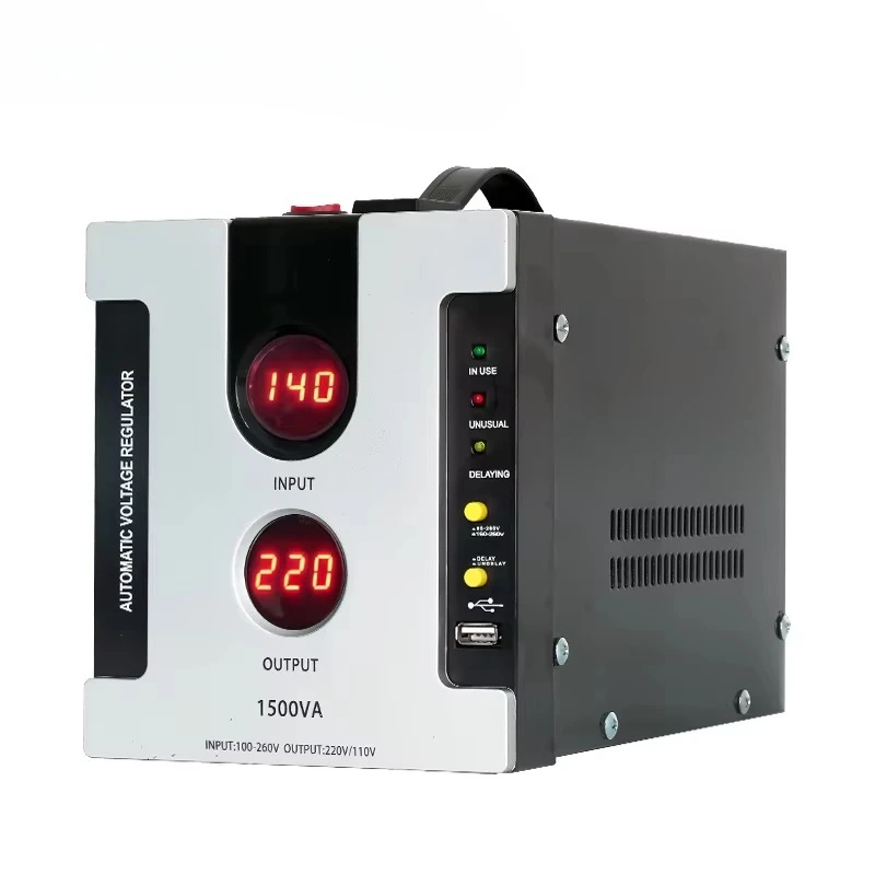 500-5000VA Auto Voltage Stabilizer Dual Digital Screen Household Automatic Voltage Regulator