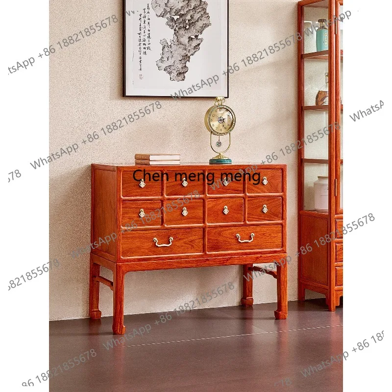 Burmese rosewood chest of drawers new Chinese bedroom storage storage large fruit rosewood drawer cabinet