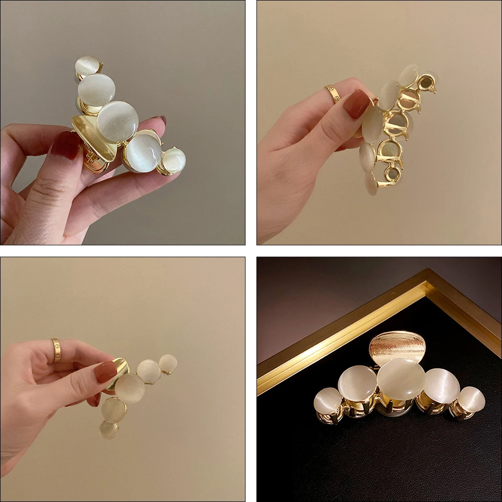 

1pc Cat Clips Elegant Alloy Women Jaw Clips Clasps Stylish Hair Decor For Women Hair Claw Daily Wear Party Use