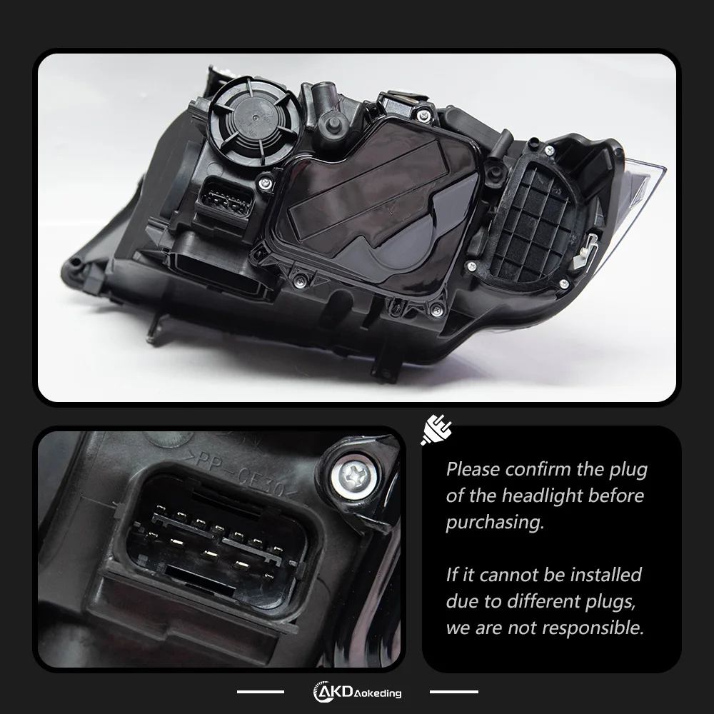 Car Headlights for BMW E90 LED Headlight 2005-2012 Headlights 320i 325i 318i DRL Turn Signal High Beam Laser Eyes Projector Lens