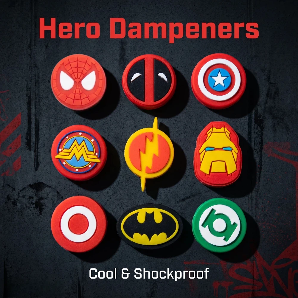 Cartoon personalized silicone tennis racket shock absorber anti-vibration shock absorber reduce impact sports tennis racket
