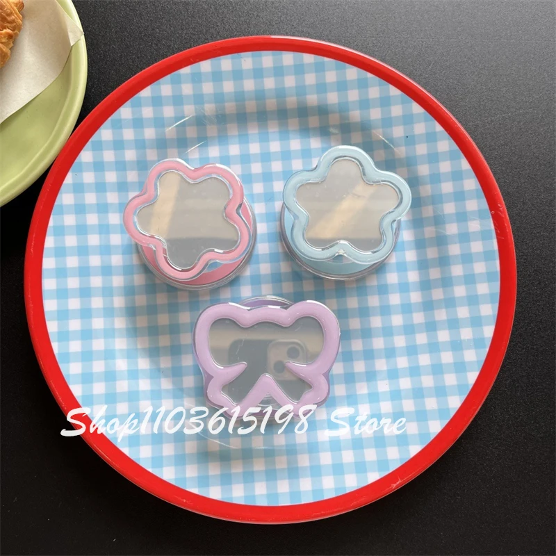 Support magnétique miroir de fleur de dessin animé coréen, poignée de téléphone Tok GripTok, Support pour iPhone, accessoire Magsafe intelligent