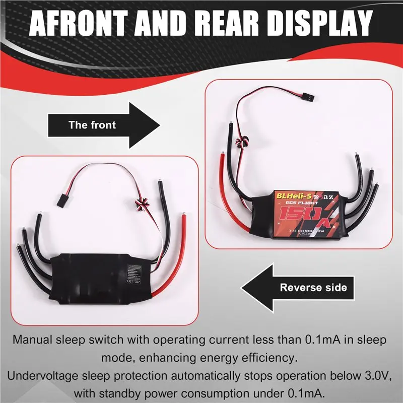 Best-Fixed Wing Multi-Axis For Quadcopter Aircraft Model FPV RC Drone Brushless ESC 150A Blheli Electric Speed Controller