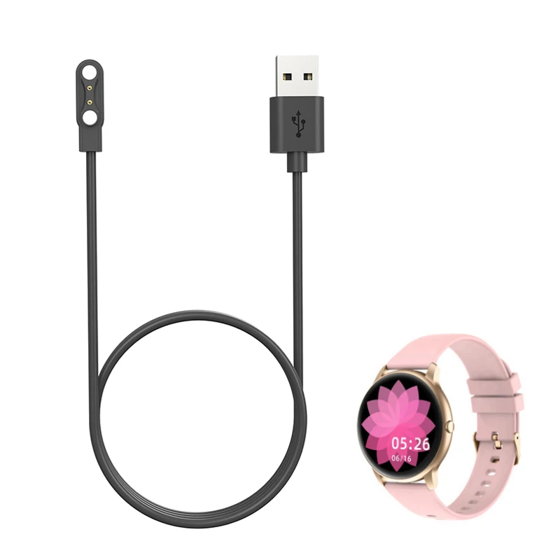 Smartwatch Dock Charger Adapter Magnetic USB Charging Cable Base Cord Wire for Xiaomi Youpin Imilab KW66 Smart Watch Accessories