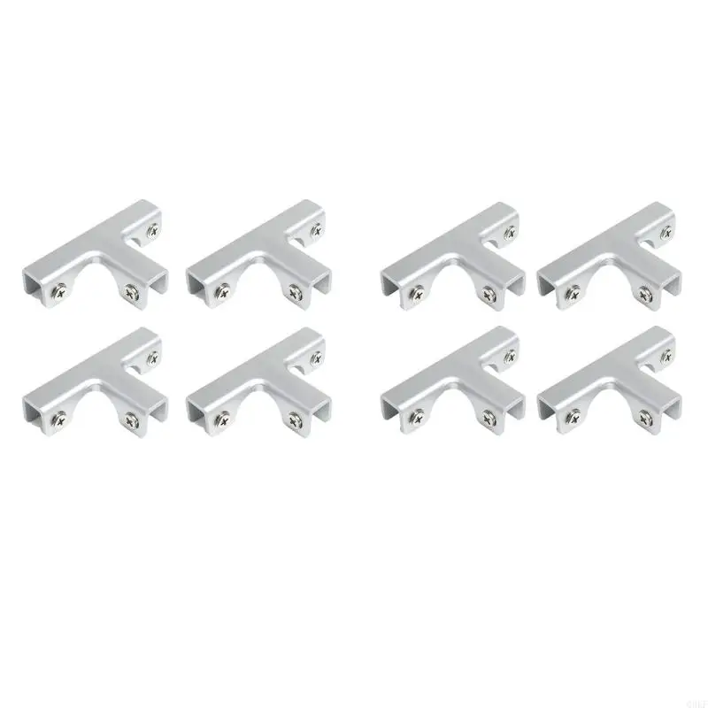 

4pcs Aluminum T Clamps T Connectors set for Quick Fixing Of Plant Box Components Q0KF