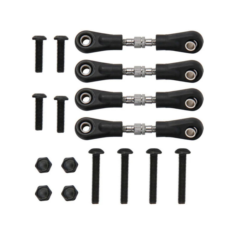 4Pcs Link Pull Rod For 1/10 RC Drift On Road Touring Car(HSP HPI Himoto SST RACING LRP 3Racing Tamiya 58658 Kyosho)
